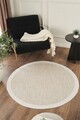 Covor (80 cm), Sisalux 3085 Rotund, 80x80 cm, Bej