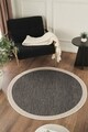 Covor (80 cm), Sisalux 3089 Rotund, 80x80 cm, Antracit