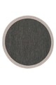 Covor (80 cm), Sisalux 3089 Rotund, 80x80 cm, Antracit