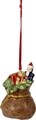 Set 3 globuri, Villeroy & Boch, Nostalgic Ornaments Christmas tree, 6.3 cm, portelan, pictat manual