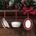 Set 3 globuri, Villeroy & Boch, Toy's Delight Decoration Sideboard, 3 x 6 cm, portelan premium