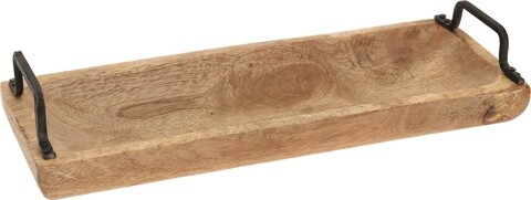 Tava pentru servire, 36x14.4x6.5 cm, lemn de mango