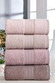 Set prosoape (4 Pieces), L'essentiel Maison, Curcubeu, Roz pudra
