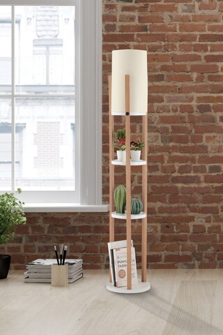 Lampadar, L'essentiel Maison, 390FLH2279, Alb / Natural