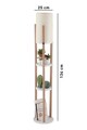 Lampadar, L'essentiel Maison, 390FLH2279, Alb / Natural