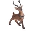 Decoratiune Reindeer, 32x18x46 cm, polistiren, maro