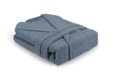 Halat de baie, L'essentiel Maison, Cappa, Albastru indigo