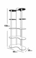 Lampadar, L'essentiel Maison, 666PTR1106, Maro