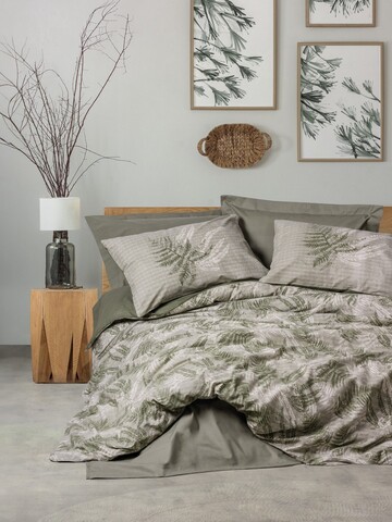 Lenjerie de pat dubla, L'essentiel Maison, Frond, Kaki