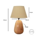 Lampa de masa, L'essentiel Maison, 780SGN4701, Bej