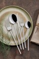 Set tacamuri (30 Pieces), L'essentiel Maison, 207PLM1108, Furculiță de masă: 21 x 2,5 cm (6 bucăți), Crom