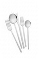 Set tacamuri (30 Pieces), L'essentiel Maison, 207PLM1108, Furculiță de masă: 21 x 2,5 cm (6 bucăți), Crom