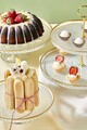Set servire alimente, L'essentiel Maison, 337GLZ1117, Suport: 28 cm (1 bucată), Transparent