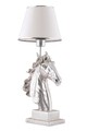 Lampa de masa, L'essentiel Maison, 390FLH2241, Alb / Argintiu