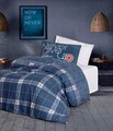 Lenjerie de pat pentru o persoana Young, L'essentiel Maison, Given, Gri