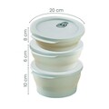 Set recipiente depozitare (9 Pieces), L'essentiel Maison, 964FRM5712, Dimensiuni: 18,5 x 20 x 8 cm (3 bucăți), Multicolor