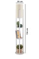 Lampadar, L'essentiel Maison, 390FLH2280, Alb