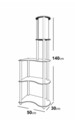 Lampadar, L'essentiel Maison, 666PTR1121, Maro