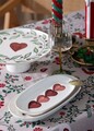 Set platouri servire (2 Pieces), L'essentiel Maison, 280TMA3378, Alb/Rosu