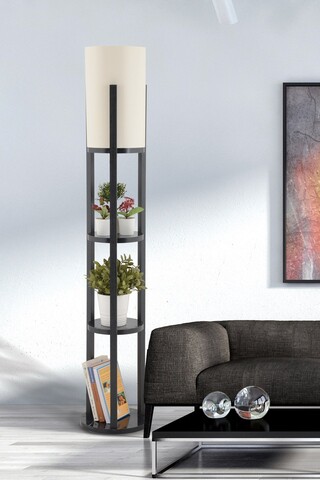 Lampadar, L'essentiel Maison, 390FLH2282, Negru