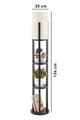Lampadar, L'essentiel Maison, 390FLH2282, Negru