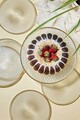 Set farfurii pentru desert (7 Pieces), L'essentiel Maison, 337GLZ1101, Suport: 28 cm (1 bucată), Transparent