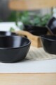 Set boluri pentru aperitive (6 Pieces), L'essentiel Maison, 275KRM2429, Antibacterian, Negru