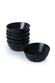 Set boluri pentru aperitive (6 Pieces), L'essentiel Maison, 275KRM2429, Antibacterian, Negru