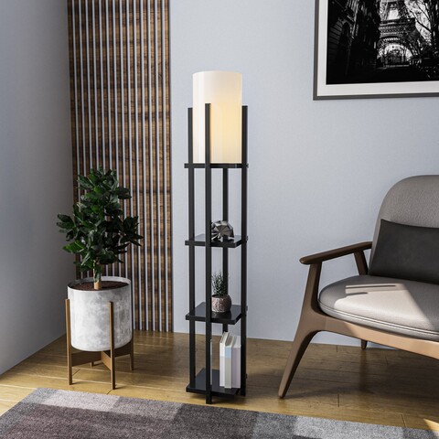 Lampadar, L'essentiel Maison, 892OPV1153, Negru