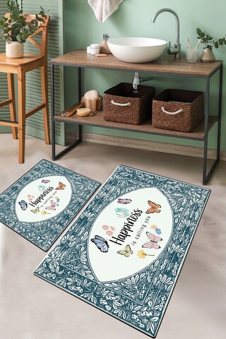 Set covorase de baie (2 Pieces), L'essentiel Maison, Apelând, Multicolor