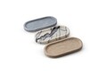 Set platouri servire (3 Pieces), L'essentiel Maison, 131ARD1412, Marmură Travertin, Multicolor