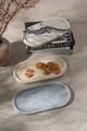 Set platouri servire (3 Pieces), L'essentiel Maison, 131ARD1412, Marmură Travertin, Multicolor