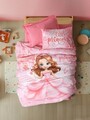 Lenjerie de pat pentru o persoana Young, L'essentiel Maison, Gimbiya, Roz