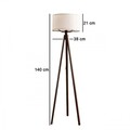 Lampadar, L'essentiel Maison, 780SGN3504, Alb/Maro