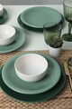 Serviciu de masa (18 Pieces), L'essentiel Maison, 275KRM1970, Antibacterian, Verde/Alb