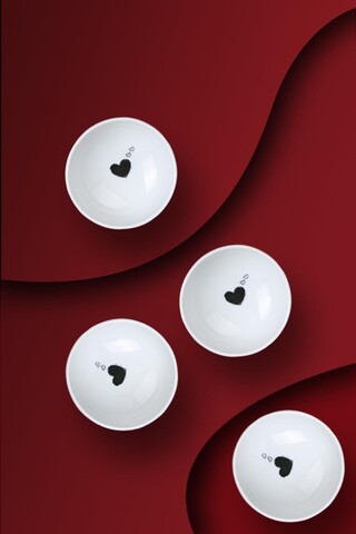 Set boluri (4 Pieces), L'essentiel Maison, 710KTP3668, Alb