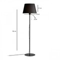 Lampadar, L'essentiel Maison, 780SGN4709, Negru