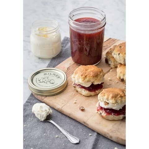 Borcan pentru depozitare cu capac, Kilner, Mateo, 0.35 L, sticla, transparent