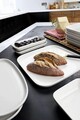 Set de mic dejun (14 Pieces), L'essentiel Maison, 335RTN1185, Farfurie mare: 13 x 25 x 2 cm (2 bucăți), Alb