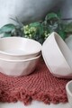 Set de boluri pentru aperitive (6 piese), L'essentiel Maison, 275KRM2428, Antibacterian, Alb