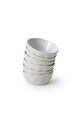 Set de boluri pentru aperitive (6 piese), L'essentiel Maison, 275KRM2428, Antibacterian, Alb