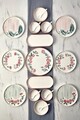 Set de mic dejun (15 Pieces), L'essentiel Maison, 430KSV1387, Farfurie: 19,5 cm (6 bucăți), Multicolor