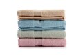 Set prosoape de baie 4 piese, L'essentiel Maison, Colorful 50, Roz deschis / Apă deschisă / Verde / Șampanie / Albastru deschis