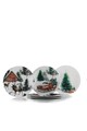 Set platouri servire desert (6 Pieces), L'essentiel Maison, 710KTP3736, Multicolor
