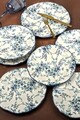 Set farfurii (7 Pieces), L'essentiel Maison, 335RTN1198, Dimensiuni farfurie desert: 21 x 21 x 2 cm (6 bucăți), Multicolor