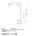 Lampadar, L'essentiel Maison, 521SHN2275, Auriu