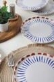 Set platouri servire desert (6 Pieces), L'essentiel Maison, 275KRM2324, Antibacterian, Alb mat