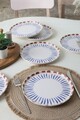 Set platouri servire desert (6 Pieces), L'essentiel Maison, 275KRM2324, Antibacterian, Alb mat