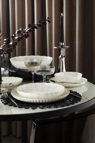 Serviciu de masa (27 piese), L'essentiel Maison, 719KTP9868, Farfurie: 20 cm (6 bucăți), Multicolor