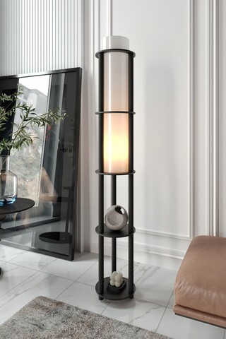 Lampadar, L'essentiel Maison, 666PTR1113, Negru